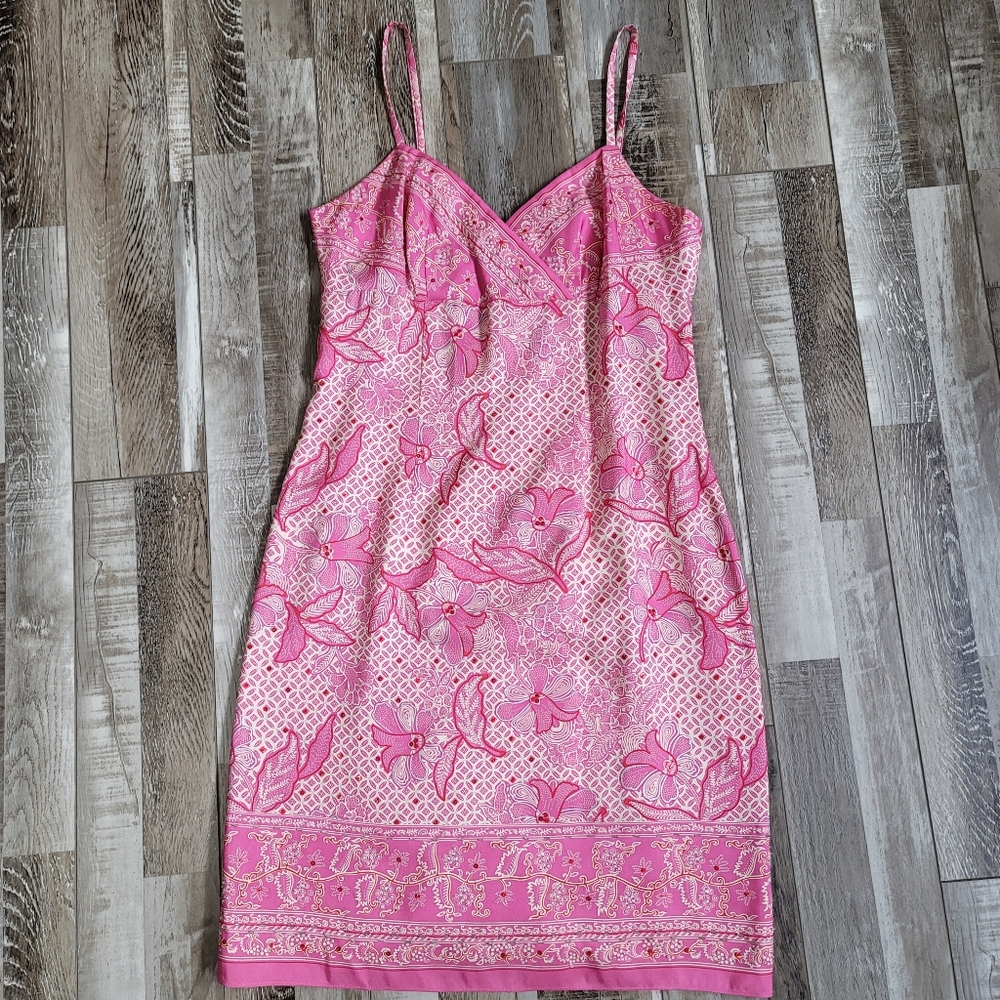 Muse Pink Silk Slip Dress Size 6